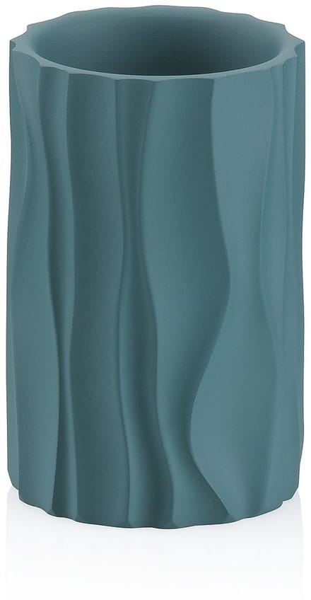 Badkamer Drinkbeker, Polyresin, Teal Blauw - Kela | Merida