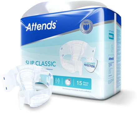 Attends Slip Classic 10 Large - 4 pakken van 15 stuks