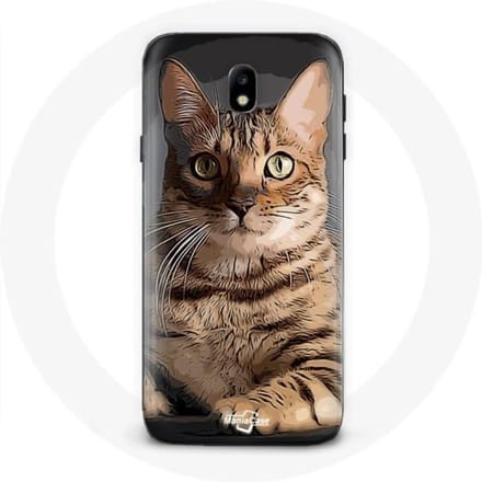 Samsung Galaxy J3 2017 hoesje Bengaalse kattenras