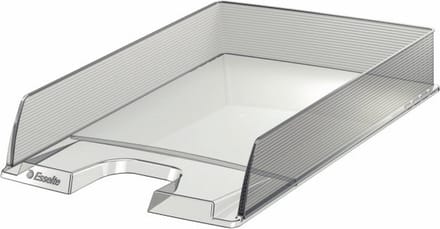Esselte Brievenbakje/postvakje - transparant - A4 formaat - stapelbaar - bureau oprganizer