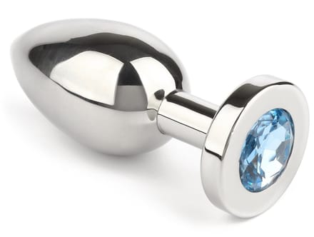Mr. Steel Buttplug Jewled Medium