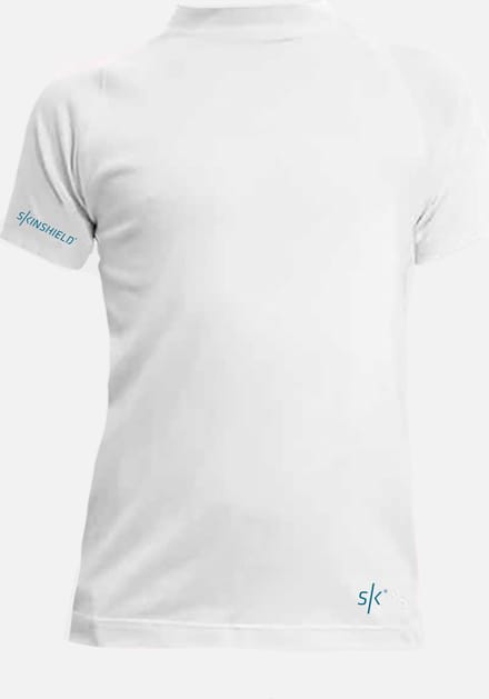 Skinshield by Vapor Apparel - FACTOR5 50+ UV zonbeschermende Kinder Rash Guard - White - XL