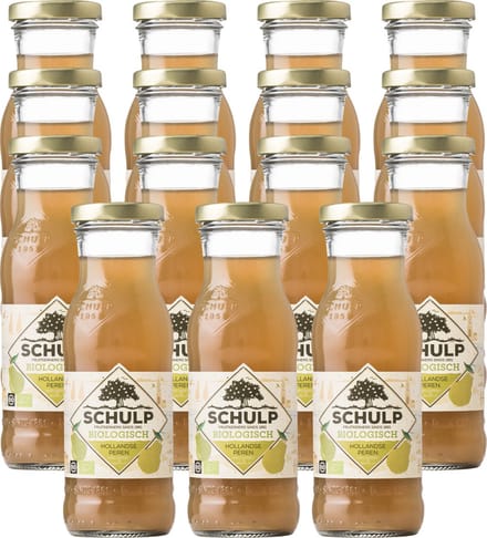 Schulp Perensap Biologisch 15 x 0,2 liter