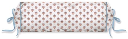 Pip Studio Jaipur Flower Roll Cushion Sierkussen - 22 x 70 cm cm - Licht blauw