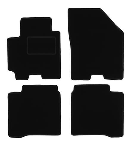 Zwarte veloursmatten voor: Suzuki Baleno II hatchback (2015-)