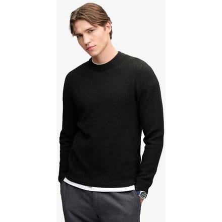 Superdry - Textuur Gebreide Trui Relaxed Pasvorm - Heren - Sweaters