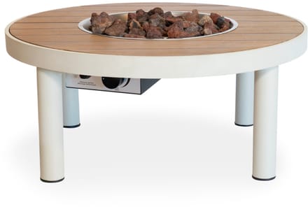 Happy Cocooning vuurtafel Riviera 80 oyster beige