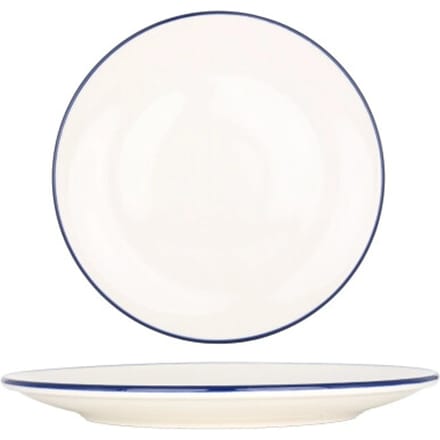 Bonna Dinerbord - Linea Blue - Porselein - 27 cm - set van 6