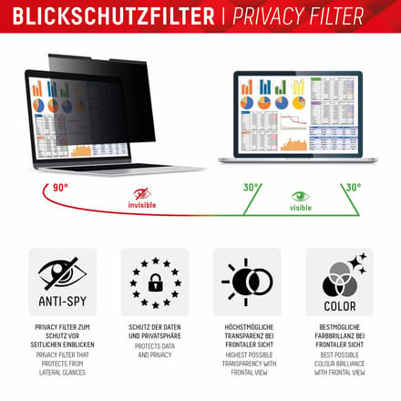Displex Privacy Safe Magnetische Screenprotector voor de Apple MacBook Pro 16.2 inch