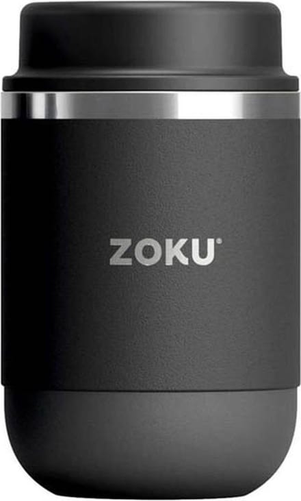 Voedselcontainer, 0.46 L, RVS/Polypropyleen, BPA vrij, Zwart - Zoku