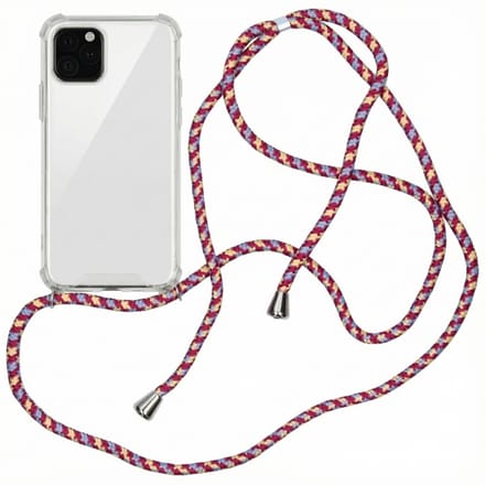 imoshion Hoesje - Geschikt voor Apple iPhone 11 Pro - Backcover met koord - Paars