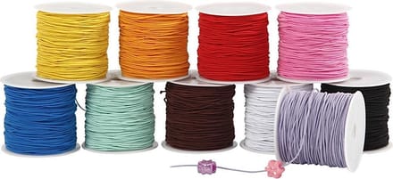 Creativ Company Elastiek Set 10 kleuren à 25m