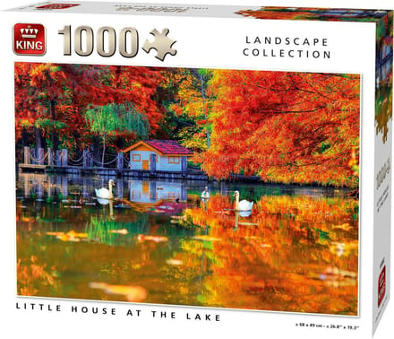 King Legpuzzel Little House At The Lake 1000 Stukjes