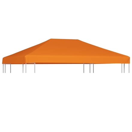 Toile de toit pour tonnelle 310 g/m² 4 x 3 m Orange