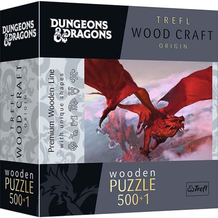 Trefl puzzel Ancient Red Dragon - Dungeons&Dragons fantasy 500 stukjes.