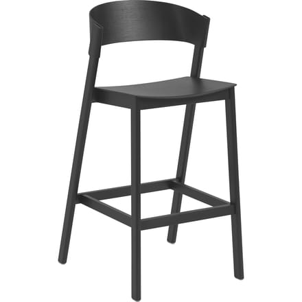 Muuto Cover Barkruk - zwart