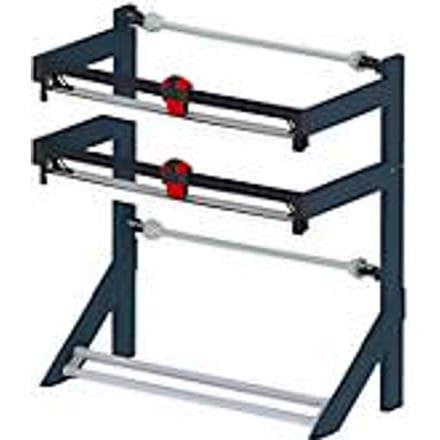 Rocholz dubbele snijstandaard module, horizontaal, snijbreedte 1000 mm, B 1340 x D 970 x H 1740 mm