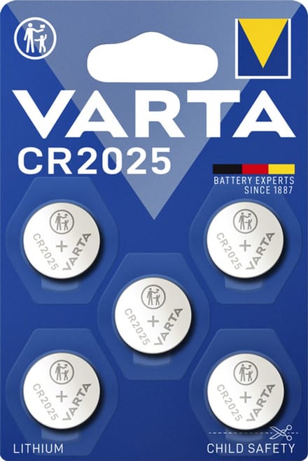 Varta knoopcel CR2025 3v lithium - 50 stuks