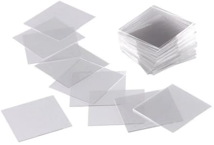 Dekglaasjes microscoop 22 × 22 mm – glas – 0,13-0,17 mm dik – 100 stuks