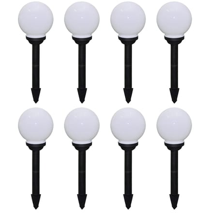 vidaXL Tuinpadlampen 8 st met grondpin LED 15 cm