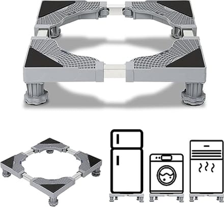 Verstelbaar Onderstel voor Wasmachine en Droger – 41-65 cm – Stabiliteit en Comfort