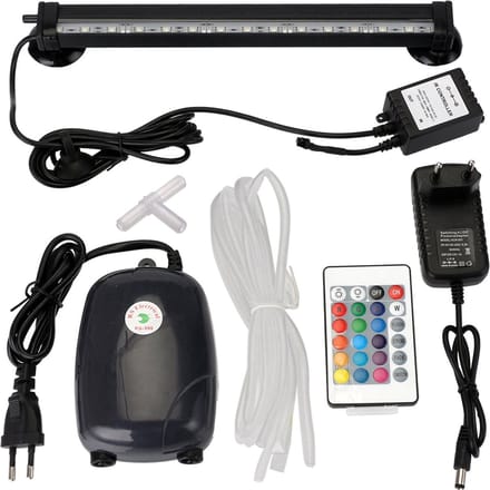 Aquarium Verlichting - RGB Verlichting met Luchtbellen - Lengte 39 cm