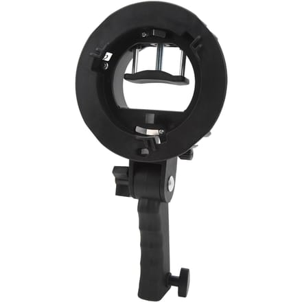 S Type Beugel Flexibel met voor Bowens Mount Flexibele Kantelcontrole Grote Handgreep S Type Beugel black