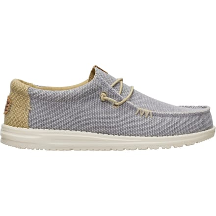 Hey Dude Wally Braided Instappers blauw Canvas - Maat 40