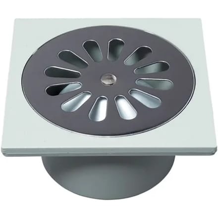 Wirquin Vloersifon Rvs Rooster 100x100mm
