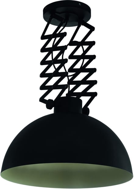 EGLO Donington Plafondlamp - E27 - Ø 45 cm - Zwart/Crème