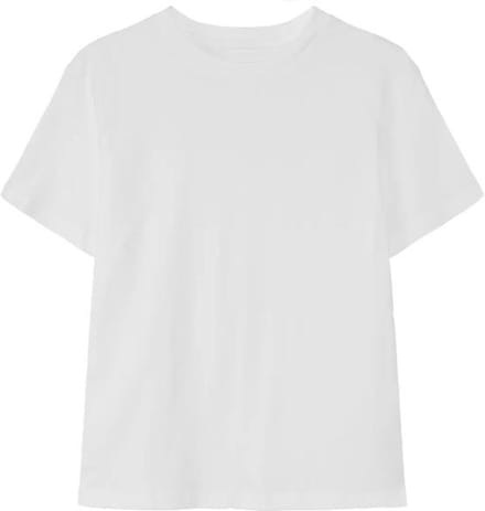 MOOI! Company - Los vallend basis T-shirt - Dames Top - NICKY - Kleur Wit - XL