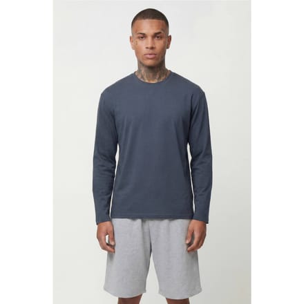 Essentieel Oversized Shirt Met Lange Mouwen | Slate | Size Large