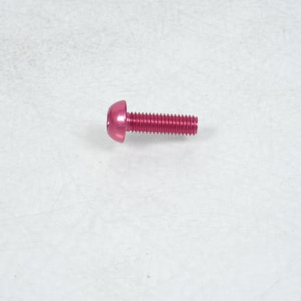 Vis Dôme BTR 5mm M6 pas 100 20mm annodisé Rouge 3AS Racing pour moto Neuf