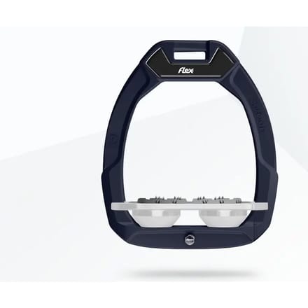 Platte Ultra Grip Veiligheidsrijriemen Bruin/Grijs/Wit Flex-On Safe-On