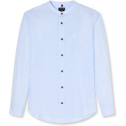 OLYMP Casual Overhemd, Regular Fit, Opstaande kraag, Bleu