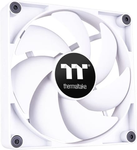 Thermaltake CT120 - Ventilator Koeler voor PC - 2x120mm - Stil - PWM 500-2000 RPM - Modulair - Wit