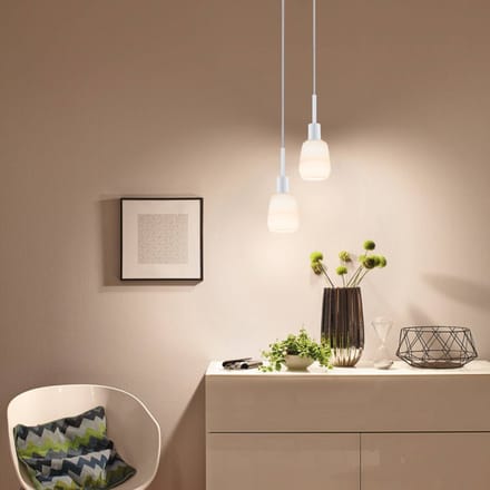 Paulmann 96971 URail DecoSystems hanglamp, wit, max. 1x20W E14, lamp niet inbegrepen