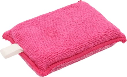 DUO spons roze 14 x 9 cm per 10 stuks verpakt