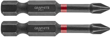 Graphite PH1 - Udarbit - 50mm - S2 Staal - Voor Zware Taken