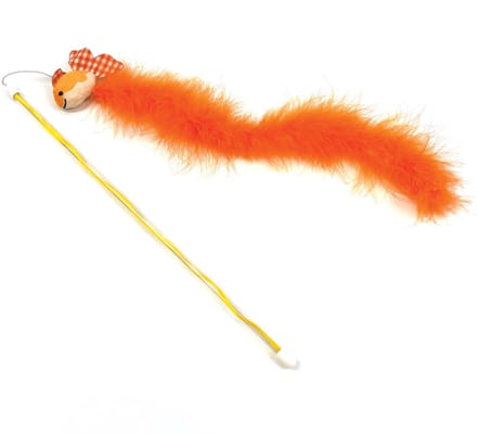 Happy pet tabby patch kattenhengel goudvis oranje 40x7,5 cm