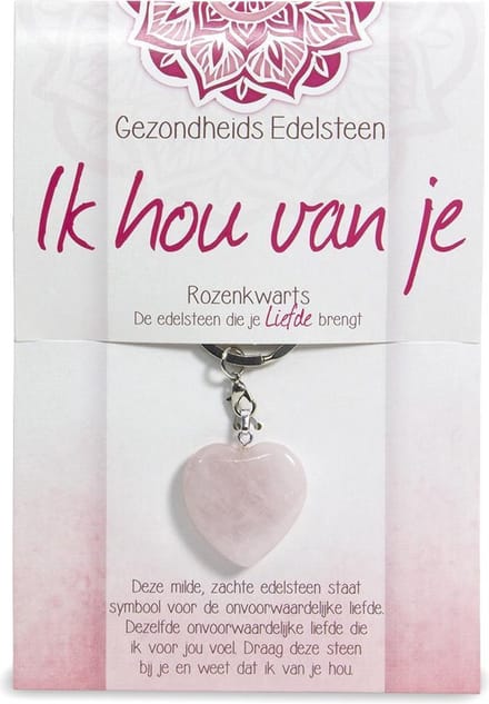Gezondheids Edelsteen Giftcard Ik hou van je