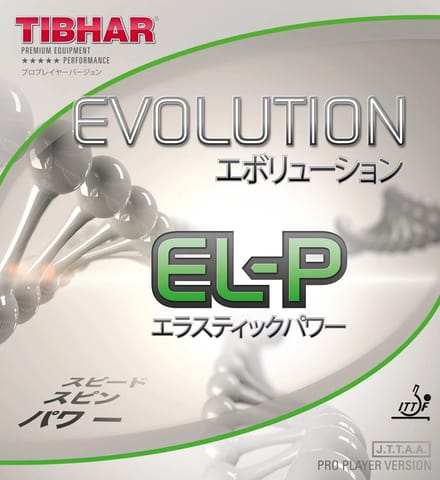 Tibhar - Evolution EL-P - Rood - 2.1 - Tafeltennis Rubbers
