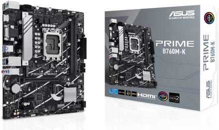 ASUS PRIME B760M-K (V2) Moederbord - Intel B760 - Intel LGA1700 - DDR5 RAM - Micro-ATX