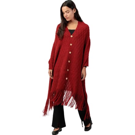 Lange poncho dames Admas Punto