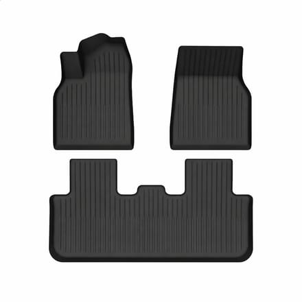 Tesla Model Y Juniper 2025+ Rubber Interieurmatten Set Ecoline - Interieur Accessoires