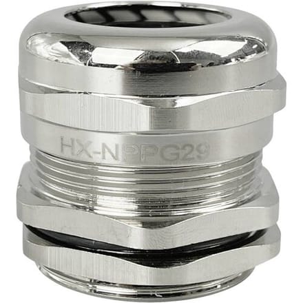 TRU COMPONENTS TC-10302892 Wartel PG29 Messing (vernikkeld) Metaal 1 stuk(s)