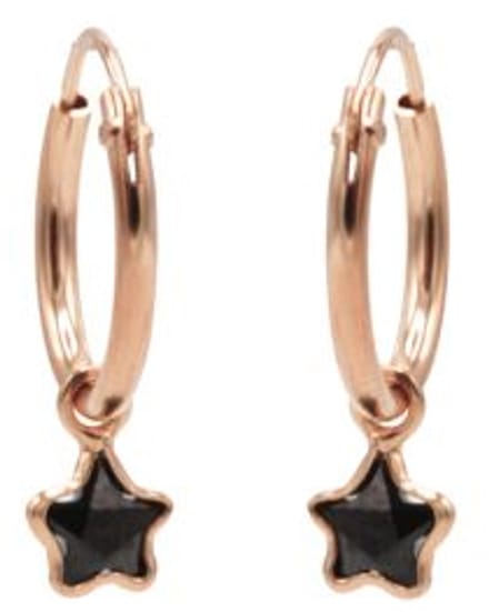 Karma Symbols oorbel ster Rosé-M2211B