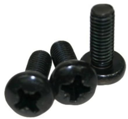 Adam Hall 5410BLK Rackschroef set, 20 Stk., M6 x 16mm - Schroeven