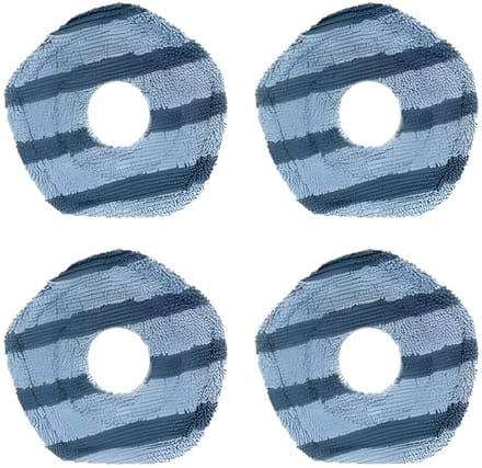 4 STKS Mop Pads voor X10 Pro Omni Robot Stofzuiger, Microfiber Wiping Pad Accessoire Set