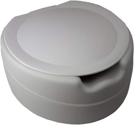 Verhoogde Toiletzitting met Deksel 11 cm Hoog - Universele Comfort Fit